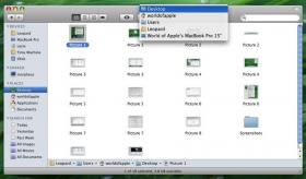 Path Bar  Mac OS X Leopard 9A499