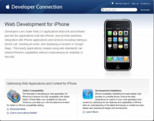 Web Development for iPhone