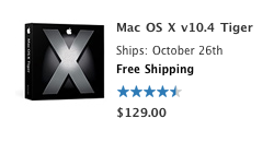 26  2007  -   Mac OS X 10.4 Tiger