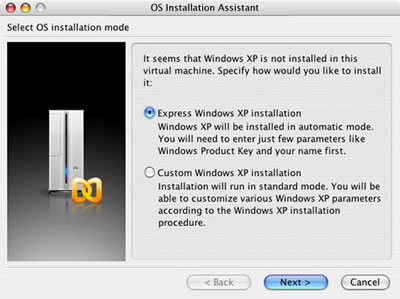 Parallels Installation Assistant