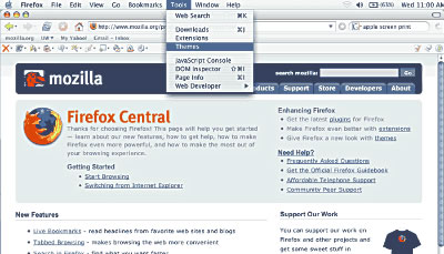 Firefox  Mac OS X
