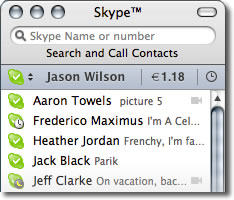 Skype 2.6 beta  Mac -  ,  