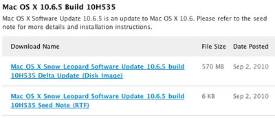  - Mac OS X 10.6.5   
