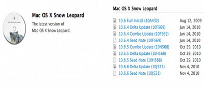   - Mac OS X 10.6.6 