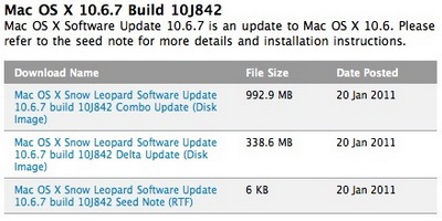 Apple  - Mac OS X 10.6.7