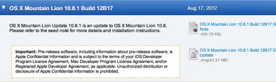  OS X 10.8.1 beta   