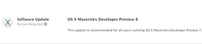 Apple  OS X 10.9 Mavericks Developer Preview