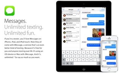 Apple     iMessage  iOS 7