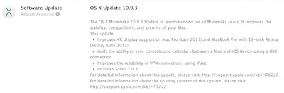 Apple  OS X 10.9.3