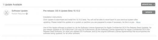   - OS X Yosemite 10.10.2
