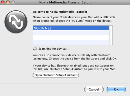 Nokia Multimedia Transfer   Mac
