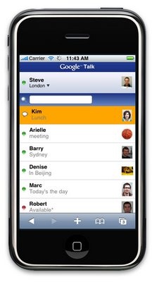 Google Talk  iPhone