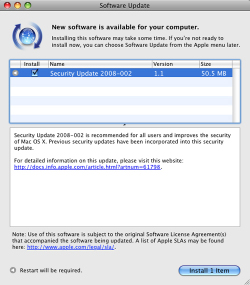 Security Update 2008-002 1.1