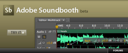 Adobe Soundbooth Beta