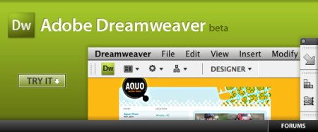 Adobe Dreamweaver Beta