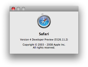    Apple Safari 4