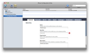 iPhone Configuration Utility 1.0 for Mac OS X