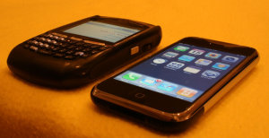 iPhone  BlackBerry