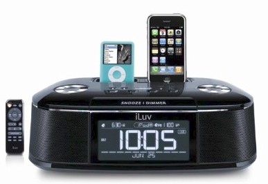 iLuv iMM173 Dual Dock Alarm Clock