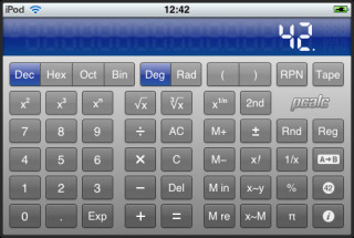 PCalc for iPhone