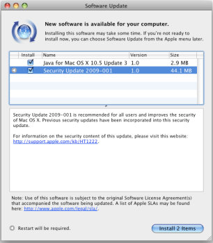 Security Update   Java  Mac OS X