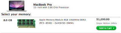 8  DDR3  15- MacBook Pro