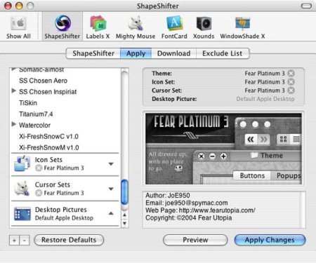      Mac OS X
