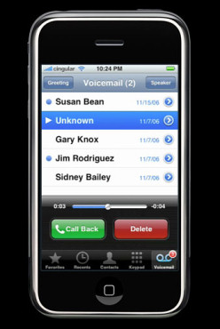 Apple    Visual Voicemail