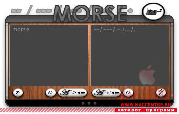 Morse Code Translator - 1.5 WDG  Mac OS X - , 