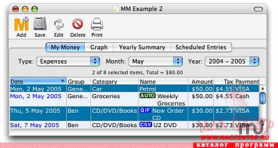 My Money Minder 1.8.1  Mac OS X - , 