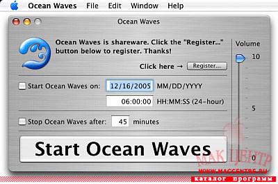 Ocean Waves 1.1  Mac OS X - , 