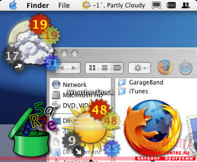 WeatherDock 1.5.1.  Mac OS X - , 