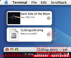 CLIDrag 1.0.0  Mac OS X - , 