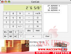 Construction Calculator 1.1  Mac OS X - , 