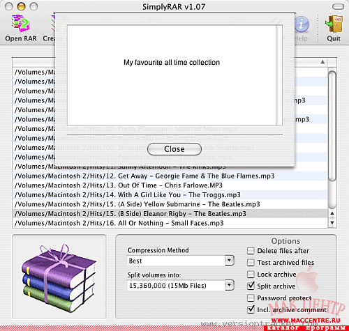 SimplyRAR - 1.0.8  Mac OS X - , 