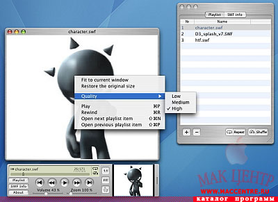 SWF Movie Player 2.0  Mac OS X - , 