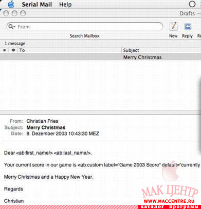 Serial Mail 3.10