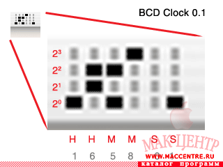 BCDClock.menu 0.2  Mac OS X - , 