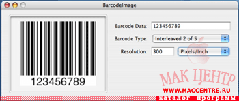 BarcodeImage 1.0  Mac OS X - , 