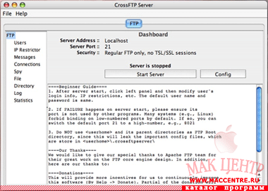 CrossFTP Client 1.36  Mac OS X - , 