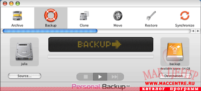 Personal Backup X4  Mac OS X - , 