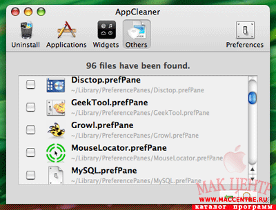 AppCleaner 1.2.2 для Mac OS X - описание, скачать