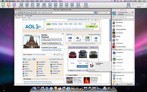 AOL Desktop 1.5 для Mac OS X - описание, скачать