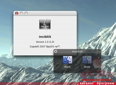 invisibliX 1.0  Mac OS X - , 
