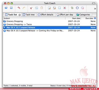 Task Coach 0.72.2  Mac OS X - , 