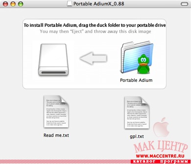 Portable Adium 1.1.4r4.0  Mac OS X - , 