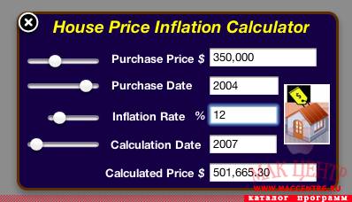 House Price Inflation Calculator 1.0 WDG  Mac OS X - , 