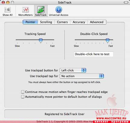 SideTrack 1.6b3  Mac OS X - , 