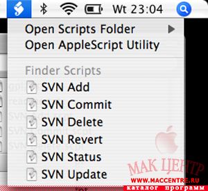 Subversion Scripts for Finder 1.2  Mac OS X - , 