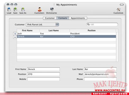 Appointments 1.0  Mac OS X - , 